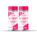 2 Potes M-TEST Feminino Pré Hormonal Massa Muscular 120 Cápsulas - FRETE GRÁTIS